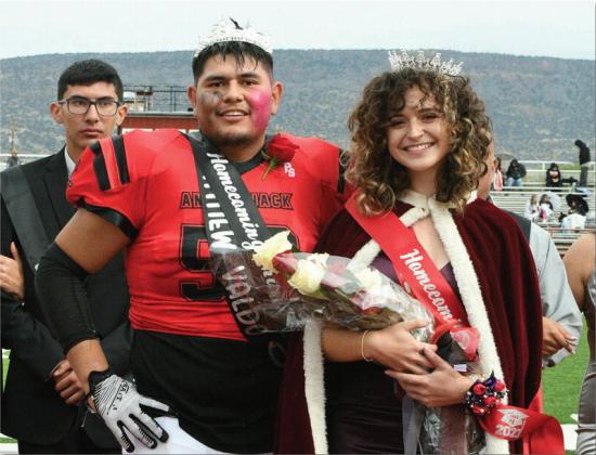 All hail the king and queen! This year’s 2022 Homecoming King and Queen for the Grants High school homecoming are Mathew Valdo and Kylette Garcia. Franklin Romero - CC