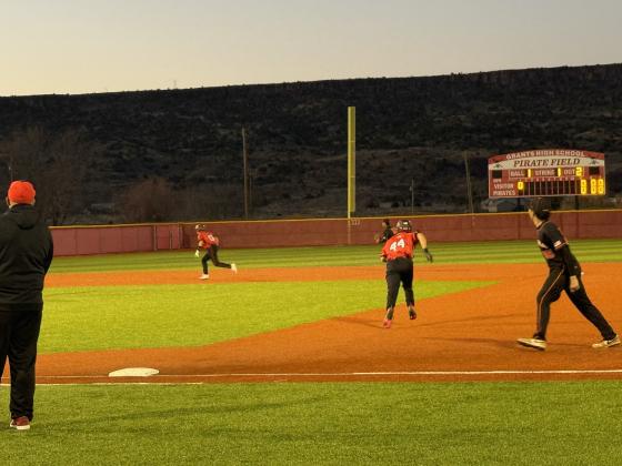 The Grants High School Pirate Baseball Team is ranked number one in their district and play a tough game against Belen on April 28 on the road. The Lady Pirate Softball Team will host Belen on April 28. The Lady Pirate tennis team is number one in their district and defeated Miyamura 9–0 last week. Franklin Romero - CC