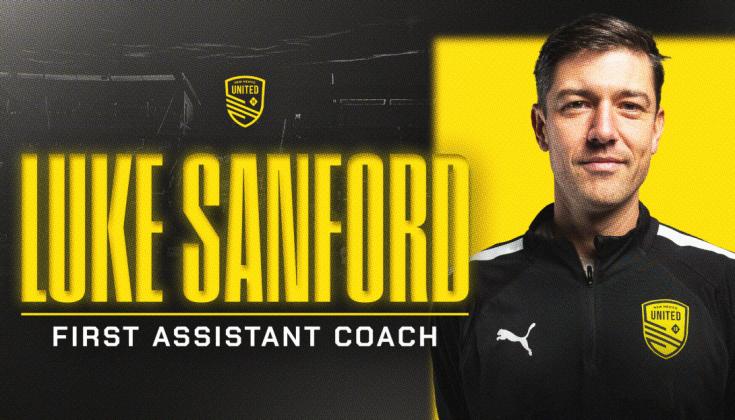 NEW MEXICO UNITED ANNOUNCES PROMOTION OF LUKE SANFORD TO FIRST ASSISTANT COACH