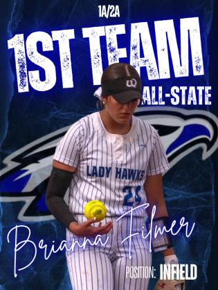 These Lady Hawks from Laguna Acoma High School made All-State! Congratulations, Hawks!