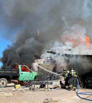 Fire in Cibola County