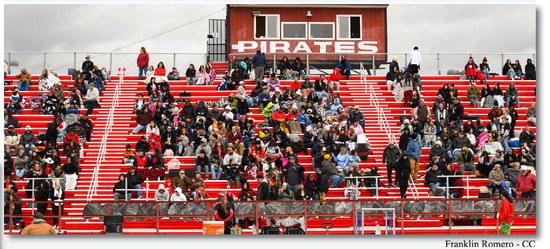 The weather was frigid, windy and wet, and that did not stop the Grants High School alumni and fans from attending the GHS homecoming game and cheering for the hometown team last Saturday at the Port of the Pirates.