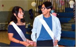 8th Grade Royalty Loryn Smith, Pius Sanchez Courtesy Photos