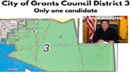 Fred Rodarte is the lone candidate for District 3, which encompasses the city’s southern and southeastern areas near Golf Course Road, George Hanosh Boulevard and Overlook Drive. District 3’s representative will also serve a four-year term on the Grants City Council. Courtesy Photo