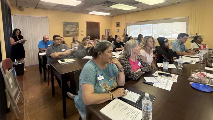 Cibola Communities Economic Development Foundation’s first ever “How to Start a Business” workshop was hosted Monday, Aug. 24. More than 20 people attended the event, which connected aspiring entrepreneurs with local business owners and community resources. Courtesy Photo