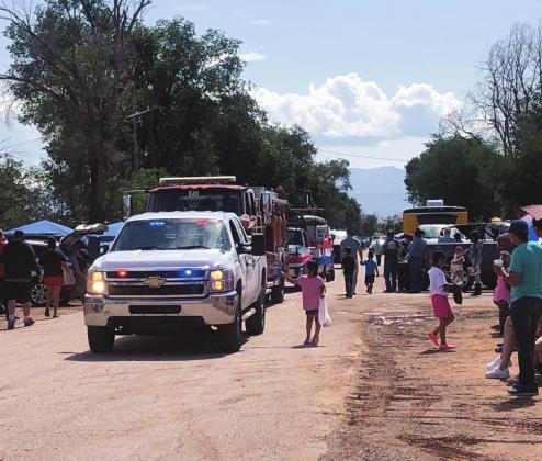 The Village of Bluewater celebrated their Pioneer Day, the day of the village’s founding, this past Saturday July 17. The events included a pancake breakfast, dancing in the street, the grand opening of the newly expanded fire department and fireworks. Diego Lopez - CC