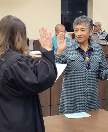 Cibola County Commissioner Christine Lowery was sworn into office for her second term on December 15.
