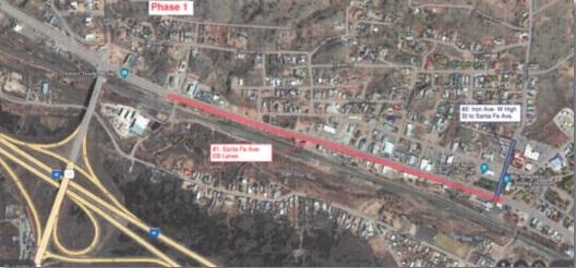 Phase One of Sewer and Water Line Replacement Begins on Santa Fe Avenue