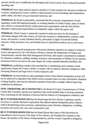 This is only PROPOSED. The Cibola County commission will debate this the night of Jan. 22 after 5 p.m.