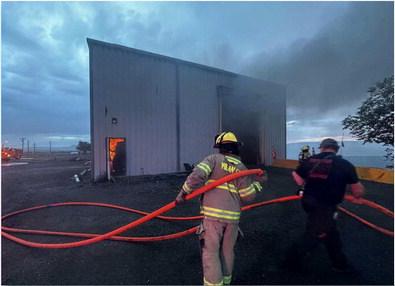 Garbage Transfer Station Fire