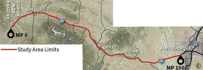I-40 Study to Improve Road Through Cibola