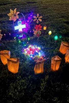 Private gravesite décor. Courtesy Photo