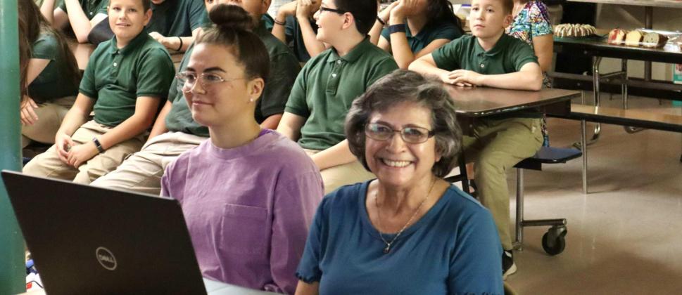 Corrine Padilla, one of the recipients of the historical preservation award