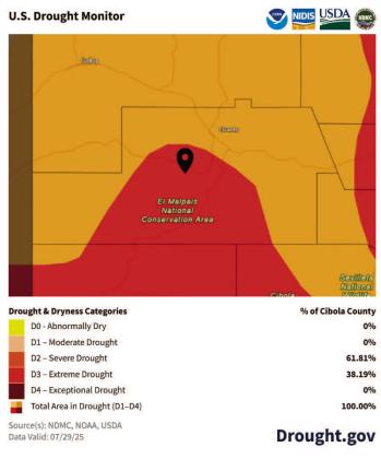 Cibola Drought and Fire Restrictions Update