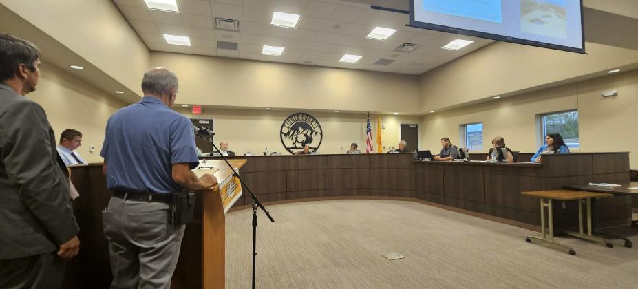 The Cibola County Commission held their regular meeting on August 24. The action items included multiple considerations including supporting utilization of constitutional referendum process, NWNMCOG membership agreement and USDA animal and plant health inspection service. Arieanna Crowson - CC