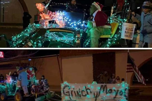 The annual Grants Light Parade, hosted by Grants MainStreet Project, Inc., went off without a problem! The cold air was illuminated by the beauty of parade floats covered in bright lights with an appearance from Santa Claus. Courtesy Photo