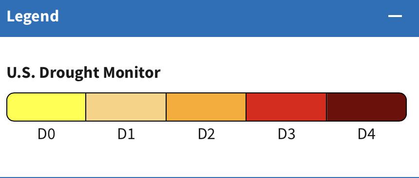 Cibola Drought Monitor – August Update