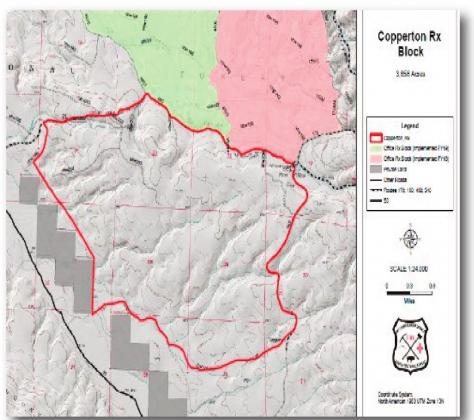 Mt. Taylor Ranger District to implement Copperton prescribed fire