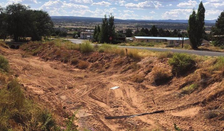 Residents of the Berryhill area in Milan and Cibola County, N.M., wanted to thank the village and county for their work in clearing the drainage ditches after a decade of requests. Diego Lopez -CC
