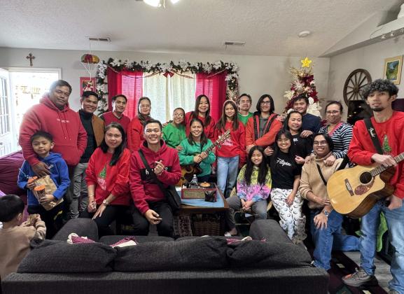 Mr. Kester and Mrs. Lorraine Pimentel share the joy of the season with heartfelt gratitude. PHOTO – Courtesy