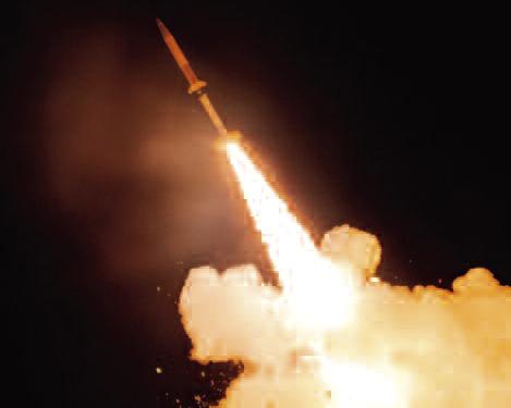 The Zombie “Black Dagger” configuration emulated an adversarial threat to test the Lower Tier Air and Missile Defense Sensor system. Courtesy- U.S. Army Space and Missile Defense Command