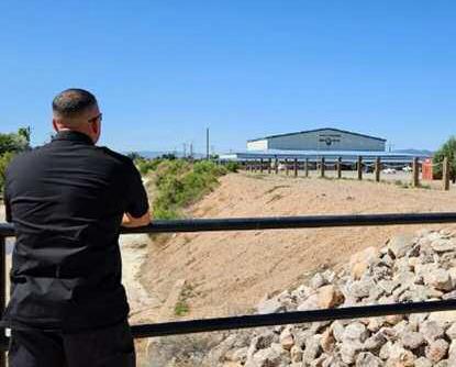 Mayor Erik Garcia stands looking on to Future Foundations Family Center. The City of Grants is using funding from the cannabis tax to begin planning on expansion to the Center. Arieanna Crowson - CC