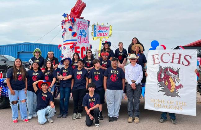 Grants Cibola County School District’s Early College High School was the 2026 Independence Day Parade winner. Courtesy Photo
