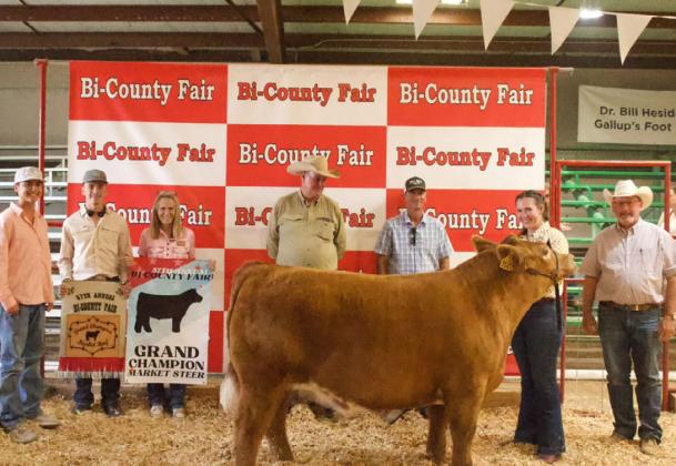 Congratulations to Frances Lee for exhibiting the 2026 Grand Champion Steer at this years fair! Courtesy Photo