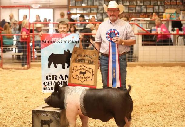 Congratulations to Bryce Hansen for exhibiting the 2026 Grand Champion Pig Courtesy Photo