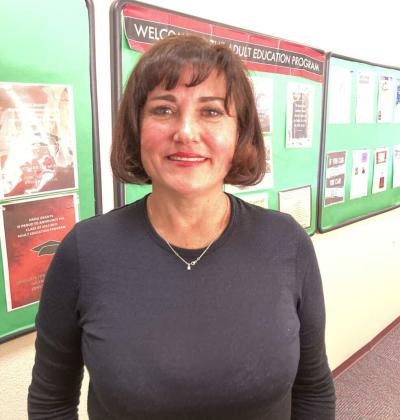 Christy Lochrie, Adult Ed Manager. CC Faith Mosley