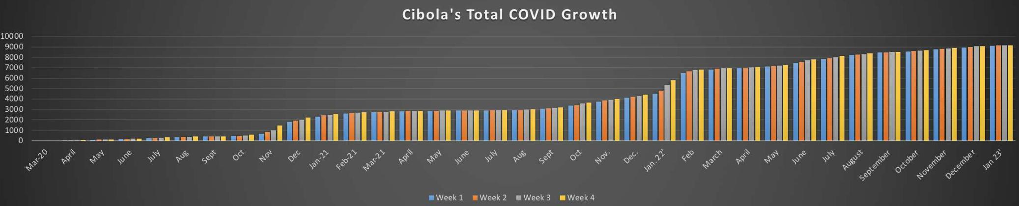 COVID-19 in Cibola Trough January