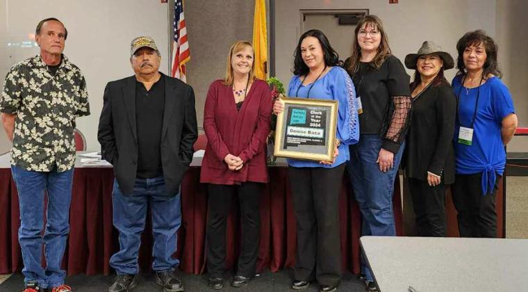Denise Baca Earns Clerk of The Year Award