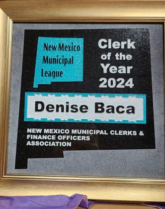 Denise Baca Earns Clerk of The Year Award