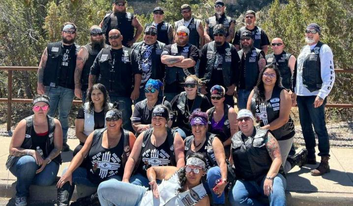 Diamond G, Sinister Cuts (Joe Baca), Affordable Motorsports (Danny Martinez) for a total of $2000 Iron Order members traveled from California, Arizona, Texas and New Mexico to support La Vida Felicidad Grants office.