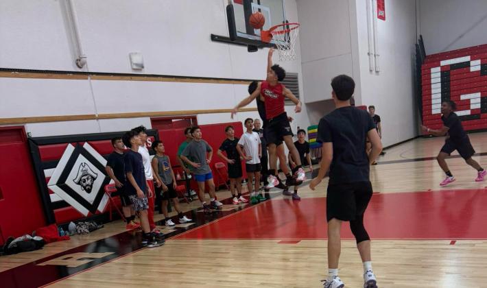 The Grants High School Boys Basketball Team has been hard at work during practice in anticipation of a good run this season. 'We've got a solid group returning this season, and we're pickup up right where we left off – there's a ton of leadership and experience—we’re all thrilled for what's ahead,' said GHS head boys basketball coach Landon Chavez. Franklin Romero - CC