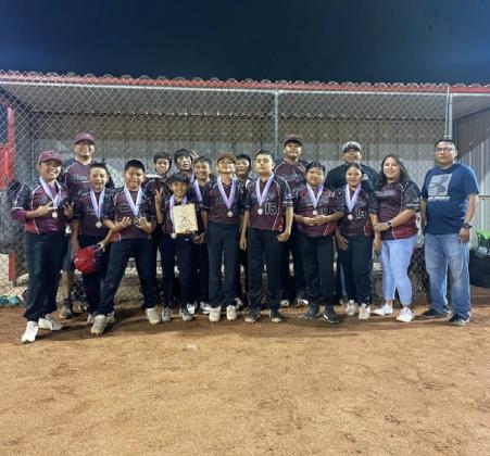 Congratulations to Acoma Warriors on a successful season in our 10–12year-old baseball league. They took first place in the regular season. Courtesy Photo