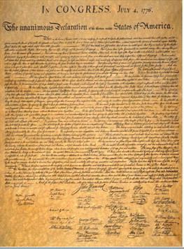 THE DECLARATION OF INDEPENDENCE 1776
