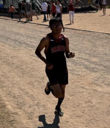The Grants High School Pirates cross country team hosted the Grants Invite over the weekend. Several Pirates and Laguna-Acoma Hawks dominated the meet. In this file photo John Paul Miller competes at a meet in St. Pius.