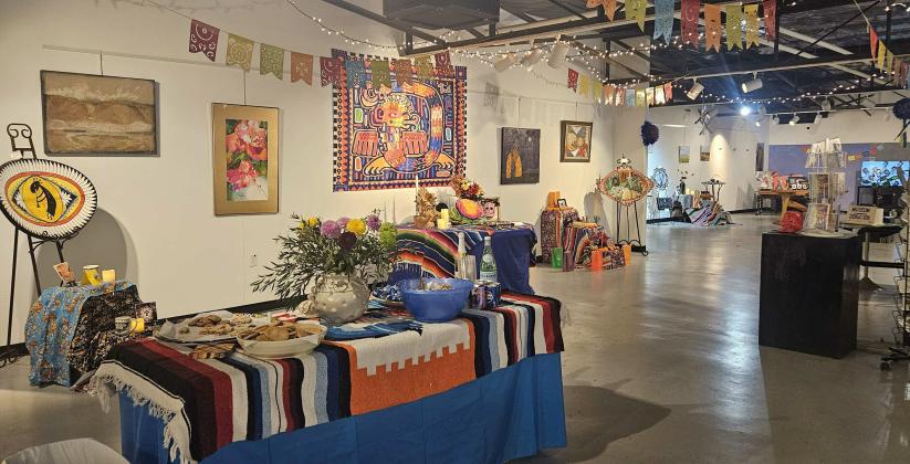 The Cibola Arts Council held a Dia De Los Muertos celebration at the Double Six Art Gallery on November 2. The Council invited members of the community to build ofrendas to honor their loved ones that passed. The celebration included refreshments, and an opportunity to see the ofrendas built. Arieanna Crowson - CC