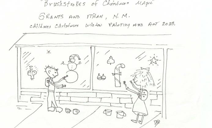 Brush Strokes of Christmas Magic Courtesy Photo