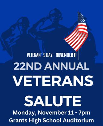 Grants High School Band and Choir Present 22nd Annual Veterans Salute