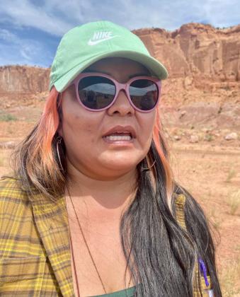Talia Boyd sees the landfill proposal as another instance of regulators ignoring the pleas of the Navajo people to move the waste far away from the reservation. Photo by Kathy Helms