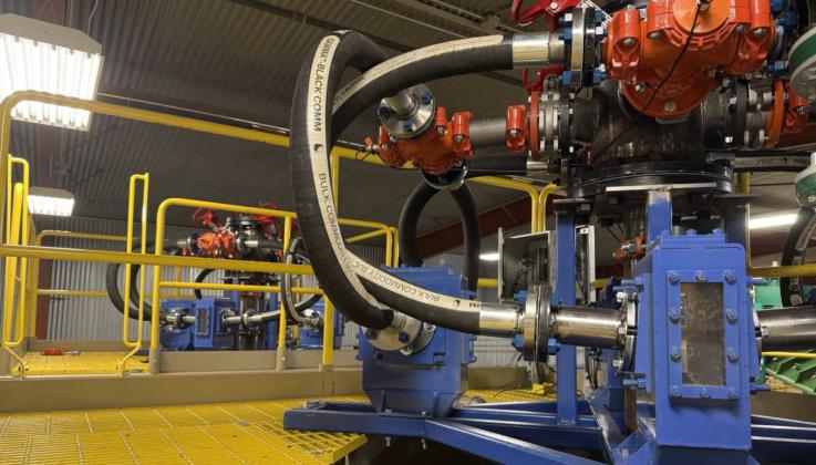 DISA Technologies mobile High-Pressure Slurry Ablation or 'HPSA' system is shown here in field configuration. The Church Rock verification demonstration will feature a 10-tons per hour unit that can scale up to 50 and 100 tons per hour for commercial deployments. Courtesy Photo