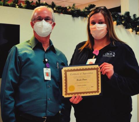 CGH honors two employees