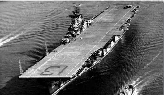 The USS Franklin engulfed in flames following a devastating Japanese bombing attack on March 19, 1945. Ray and hundreds of crew members fought for their lives as explosions tore through the ship. Despite massive casualties, the surviving sailors saved the carrier and brought it home — a feat hailed as one of the greatest ship recoveries in naval history. Courtesy Photo