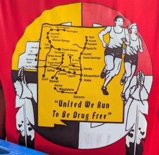 The map shows all the communities involved in the run. Sylvia Anzures Gonzales - CC
