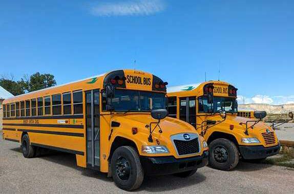 Rehoboth Christian School propane-powered school buses Courtesy Photo
