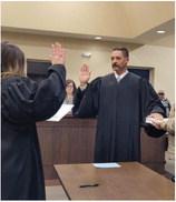 Cibola County Magistrate Judge Tony Mace was sworn into office on December 15. Nathan Chavez - CC