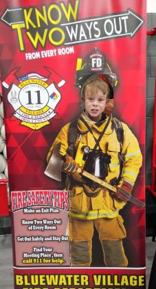 Firefighters from the Bluewater Village Fire Department joined the fun at the Bluewater Elementary School Carnival, where students played games and met their local heroes up close.