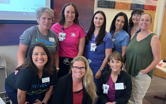 Featured is CGH staff and instructors for the course. Left to right, top to bottom: Susan Hale, Alyssha Brown, Audrianna Nanez, Kristin Brown, Michelle Glover, Melissa Gabaldon, Jess Irrobali, Trees Armes, Maria Atencio Courtesy Photo